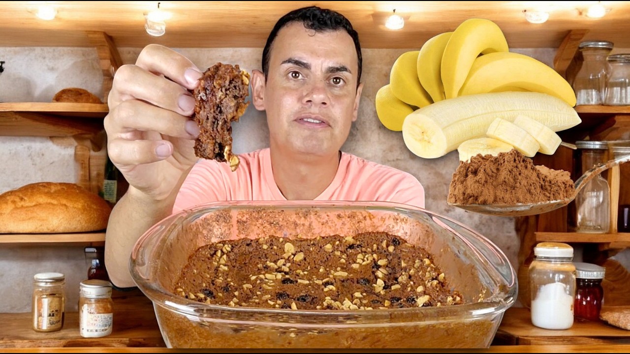 BANANA E CACAU! UMA SOBREMESA SEM AÇÚCAR QUE ESTÁ DEIXANDO O MUNDO LOUCO - Fubá online