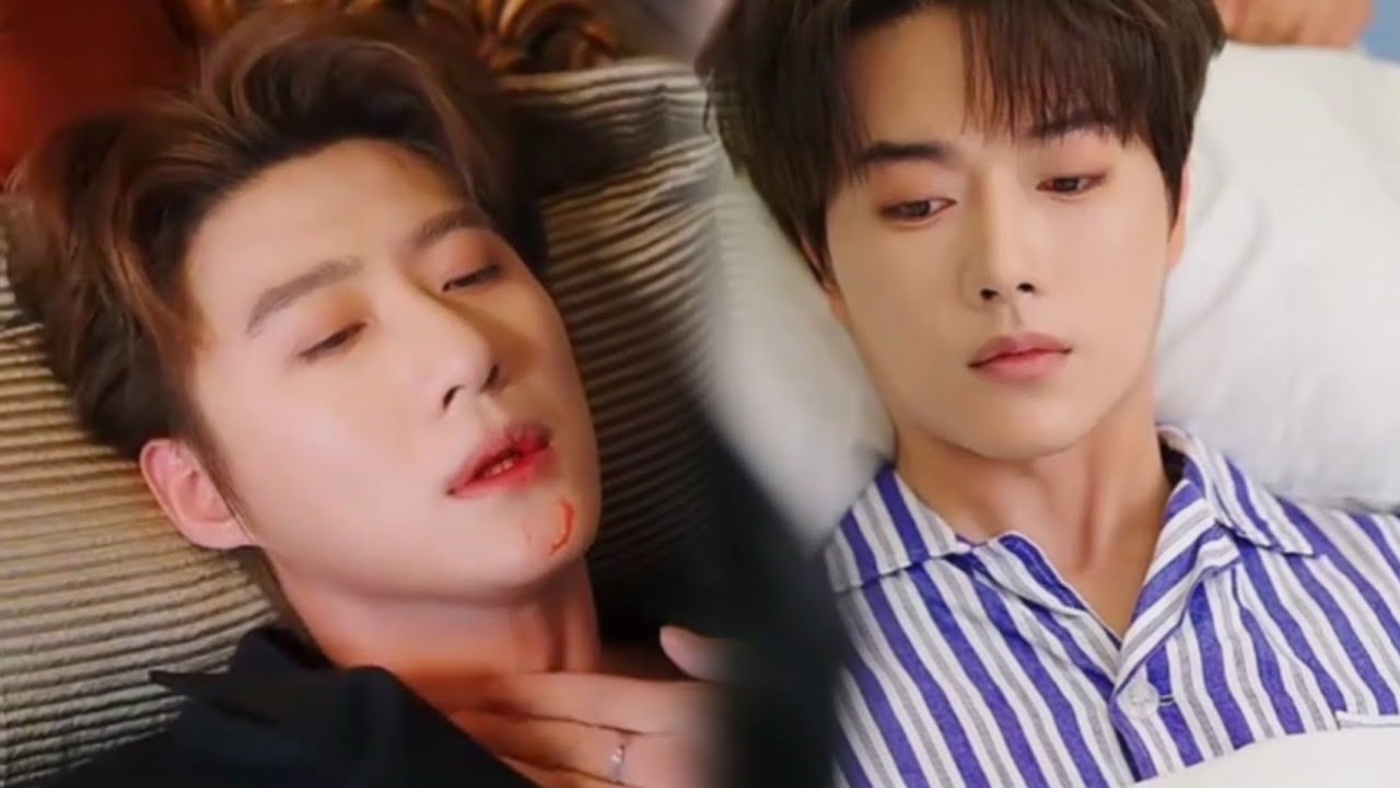 He had heart failure because he gave blood to his sick brother. - sick male lead 