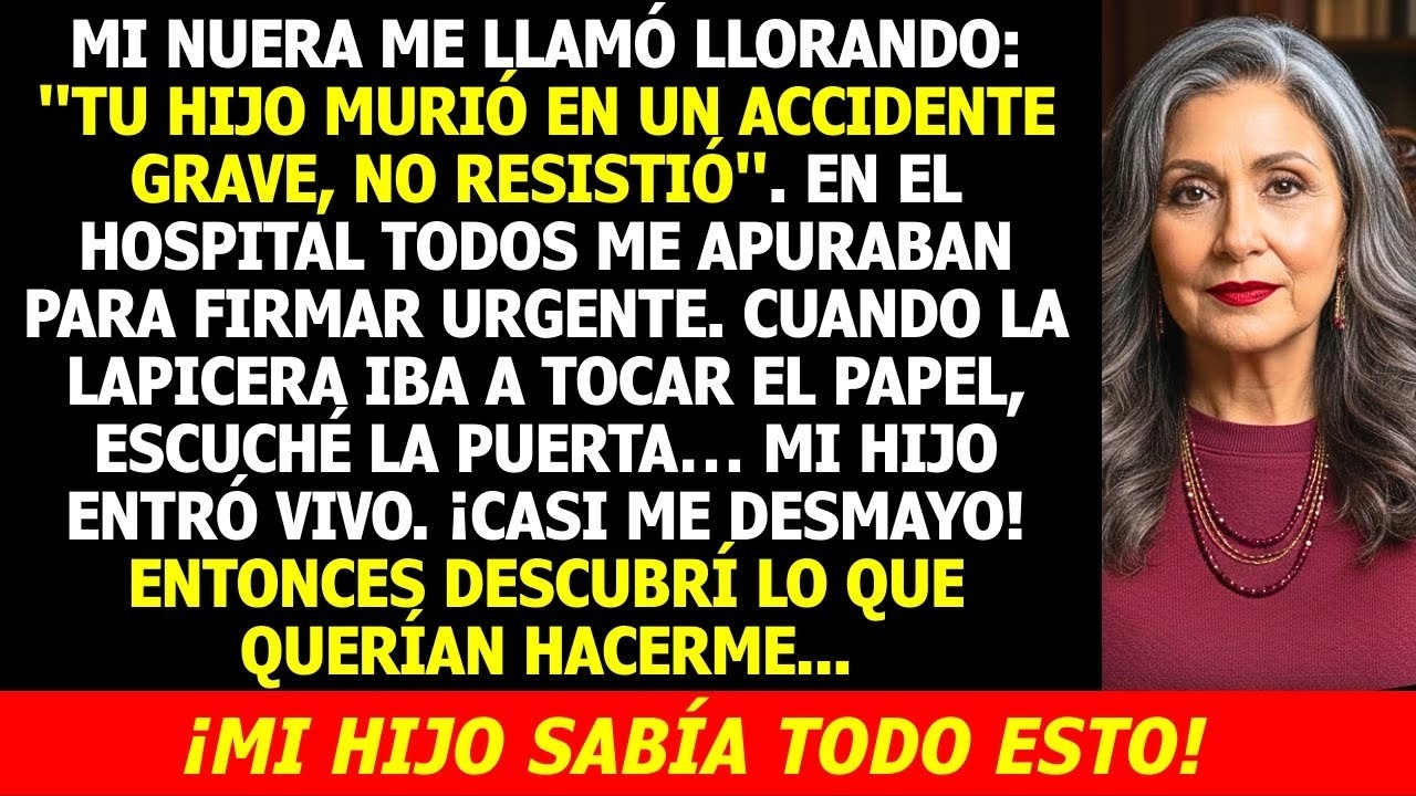 Mi Nuera Me Engañó Con la Muerte de Mi Hijo    Cuando Escuché la Puerta, él Apareció Vivo a Mi Lado