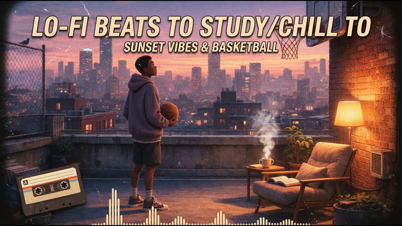 Chill Basketball Lo-Fi Hip Hop Radio 📚 Rainy Beats to Study & Relax To | Cozy Autumn Vibes 2025