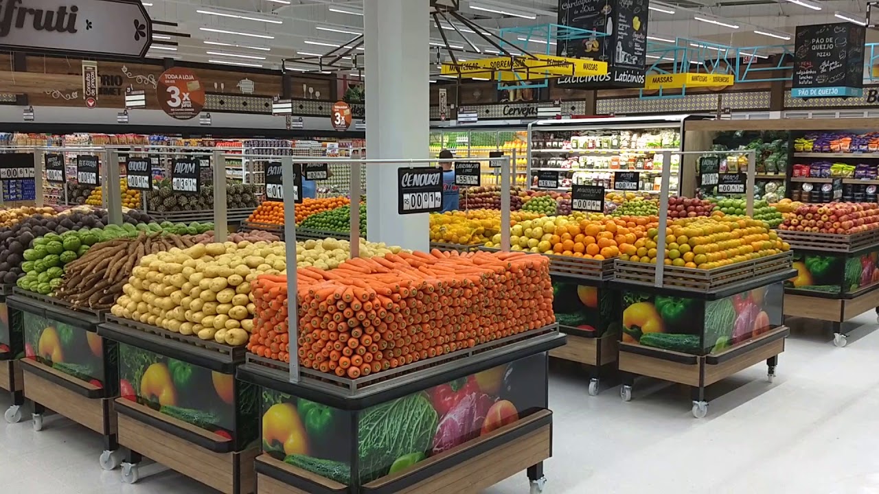 Montagem de Inauguração Decoração Hortifruti