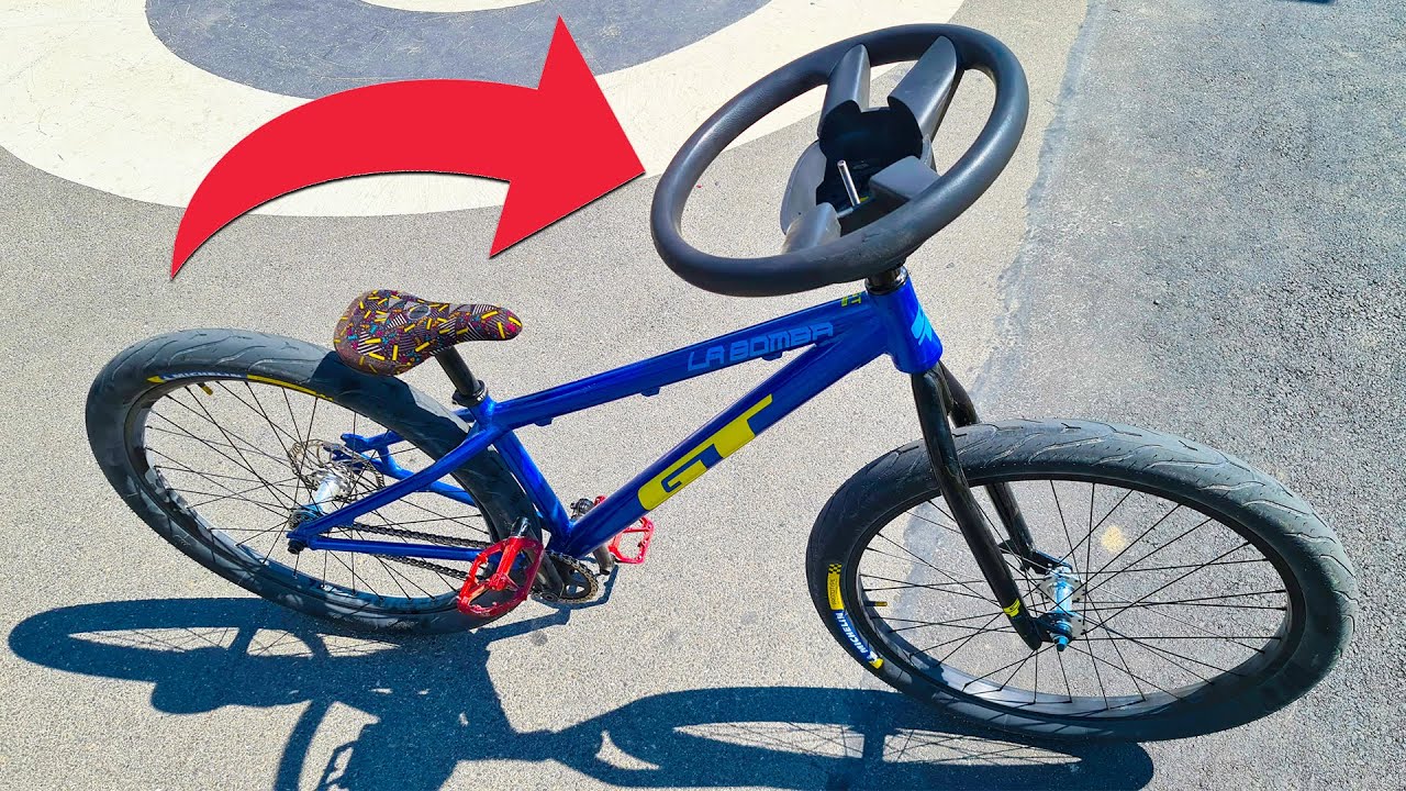 J'INSTALLE UN VOLANT SUR MON VELO !