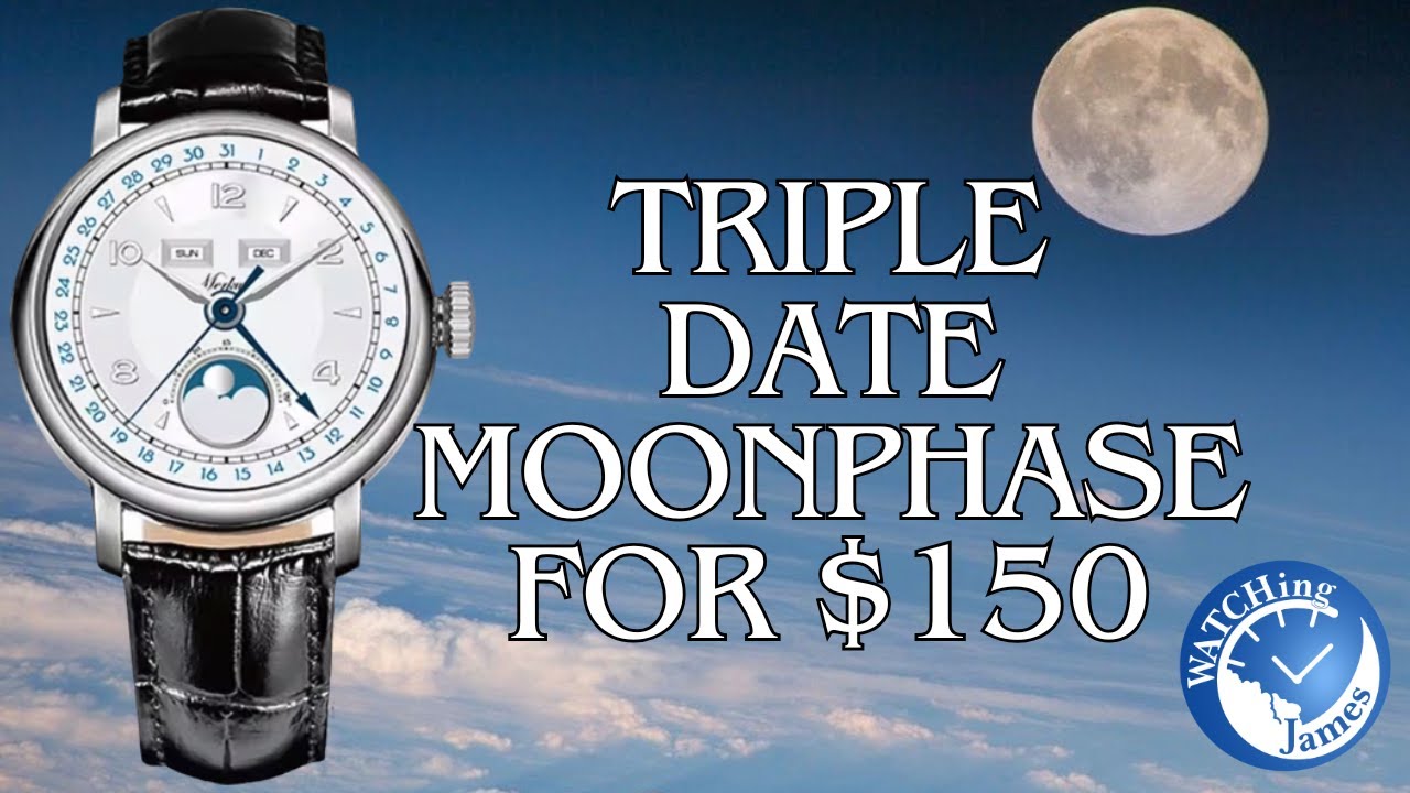 Merkur Triple Date Moonphase - Mechanical - First Impressions #aliexpress
