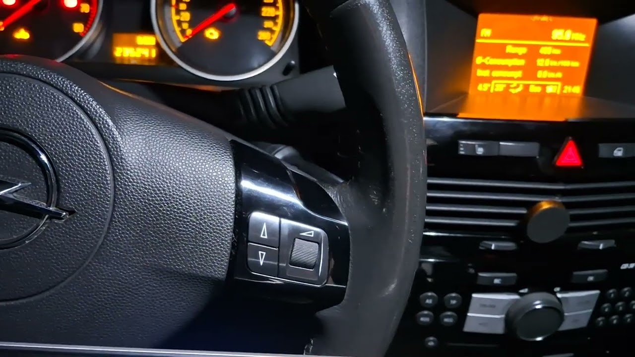 Установка Круиз контрол, программирование на Opel astra h.