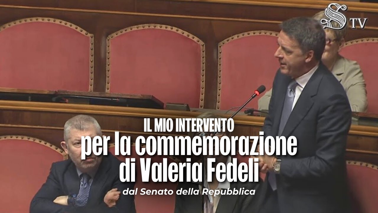 Il mio intervento per la commemorazione di Valeria Fedeli | 20/01/2026