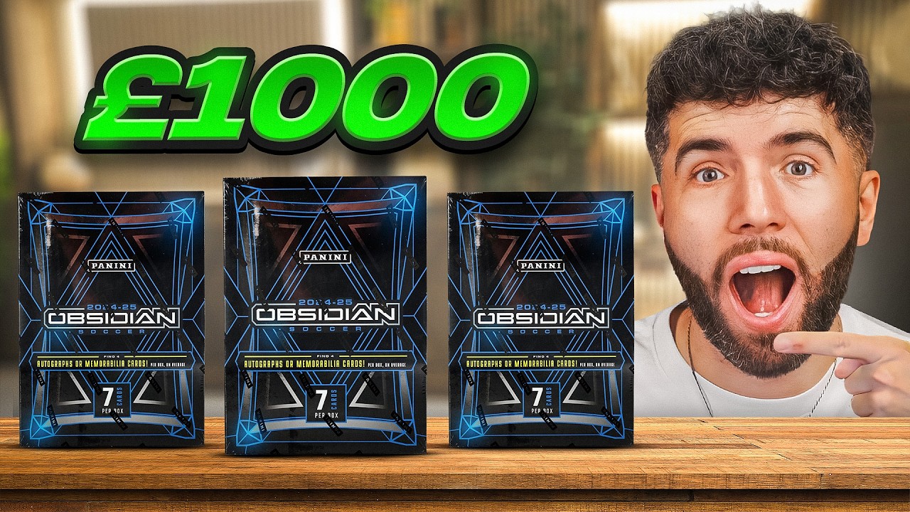 I OPENED &pound;1000 OF PANINI OBSIDIAN FOOTBALL BOXES!