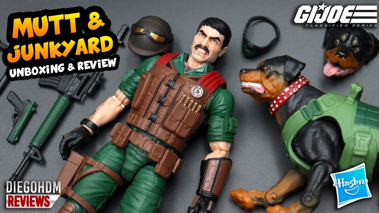 Распаковка и обзор Gi Joe Classified MUTT & JUNKYARD (BR)