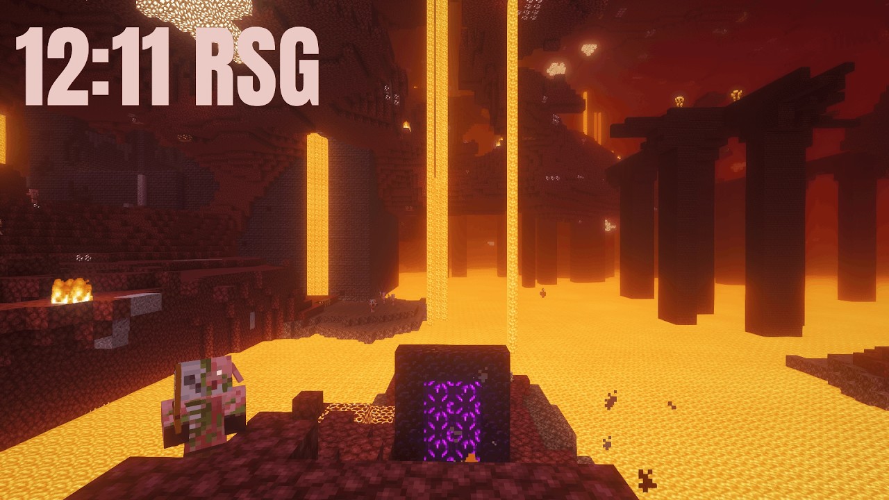 Minecraft 1.16.1 Any% RSG in 12:11