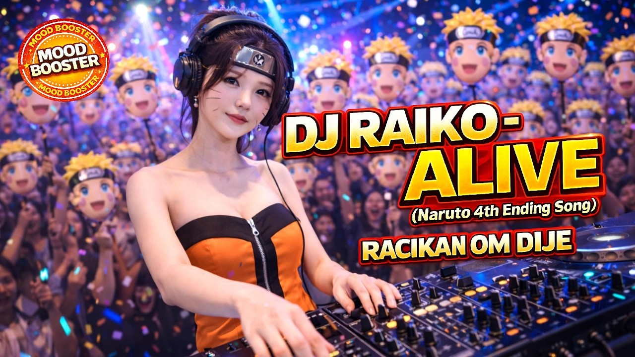 DJ RAIKO - ALIVE (Naruto 4th) | VIRAL BREAKBEAT |  🔥MOOD BOOSTER 🔥 RACIKAN OM DIJE