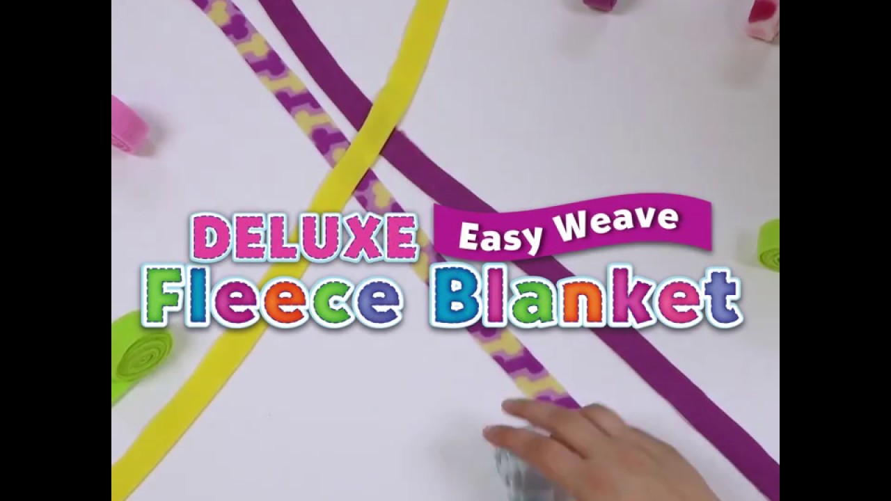 Deluxe Easy Weave Fleece Blanket by Creativity for Kids