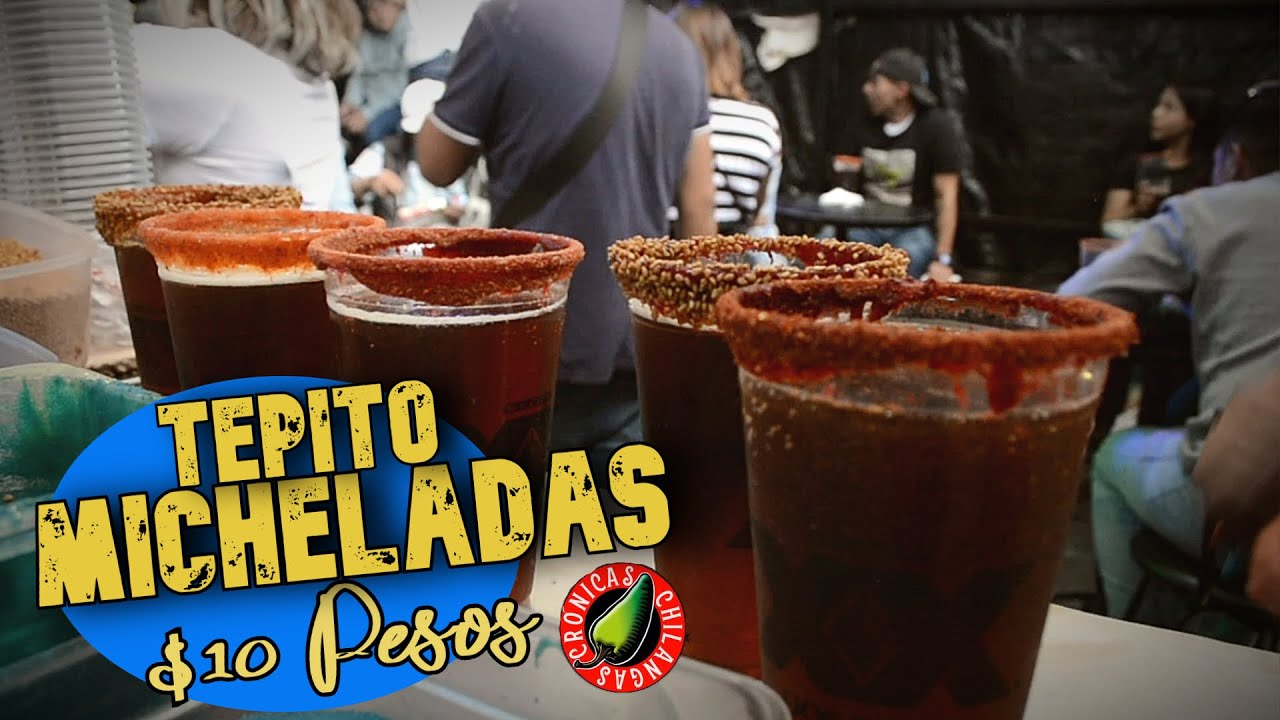 Micheladas el Negro de Tepito // $10 pesitos la michelada en Tepito