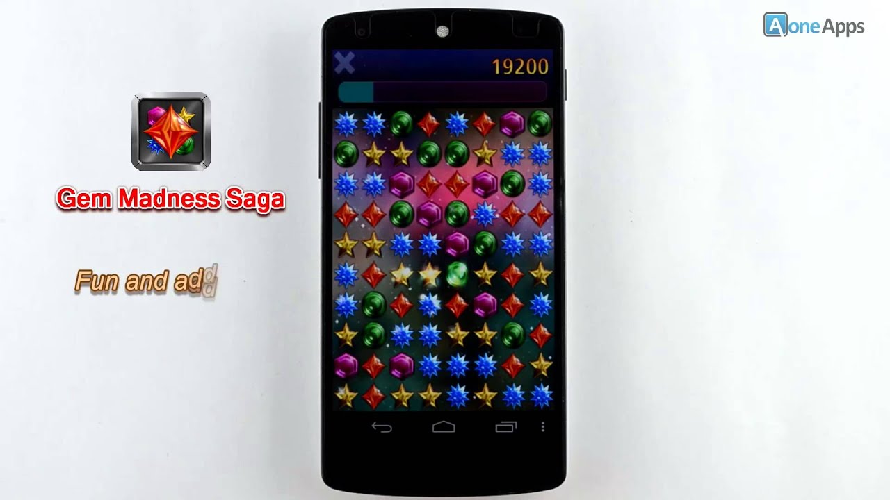 Gem Madness saga gem matching game for Android