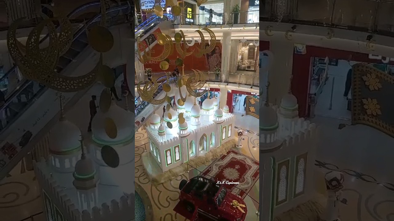 Beautiful view of a gallery at a mall in UAE #grandmosque #amazinguae #explore #dubai