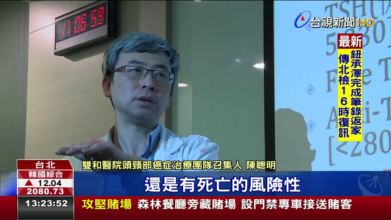 聲音沙啞.喉部腫塊就醫驚罹甲狀腺癌