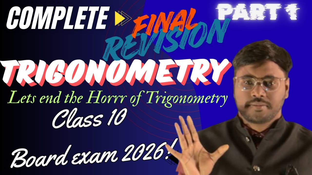 Trigonometry Prove Related Problems Complete Revision | Class X Board Exam | 17 Feb 2026