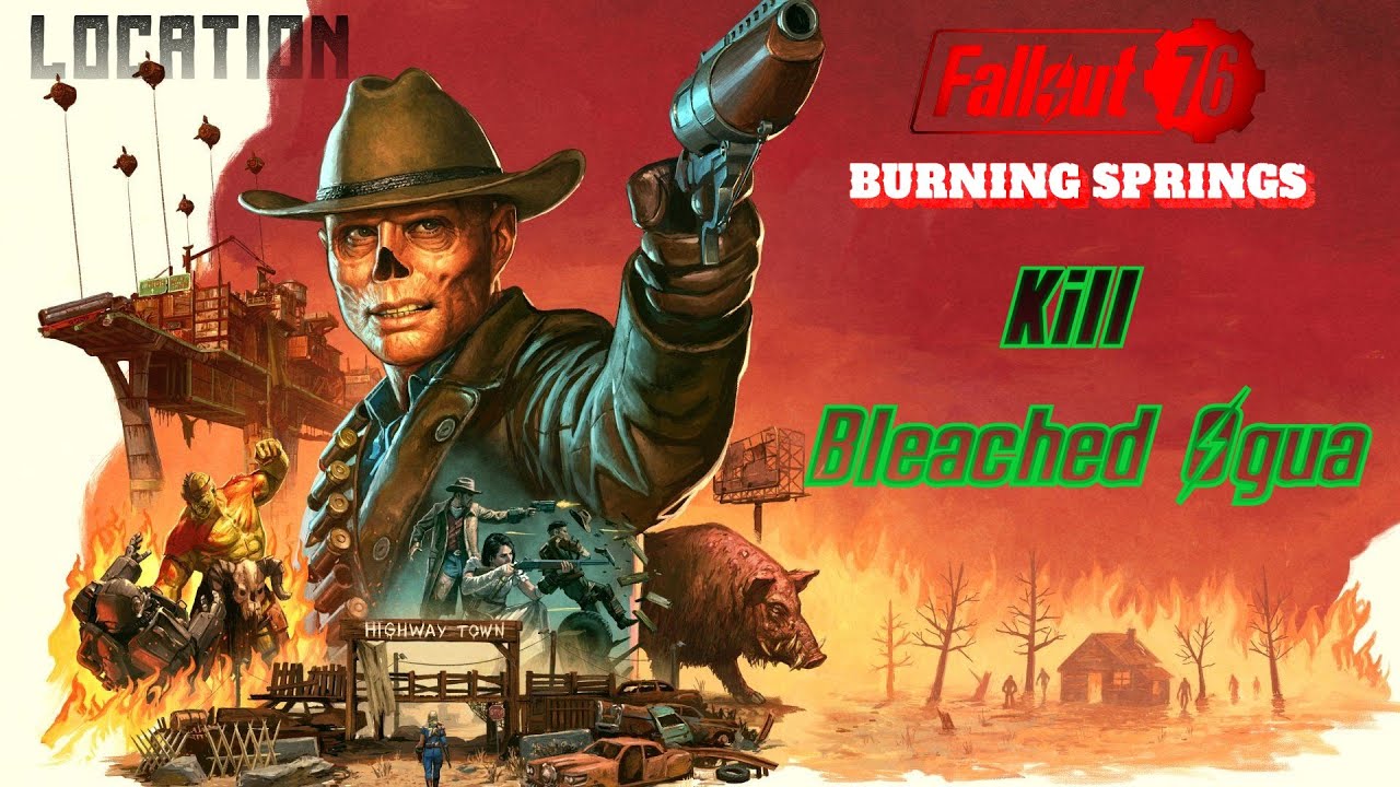 Fallout 76 | Burning Springs | Kill a Bleached Ogua | Location |