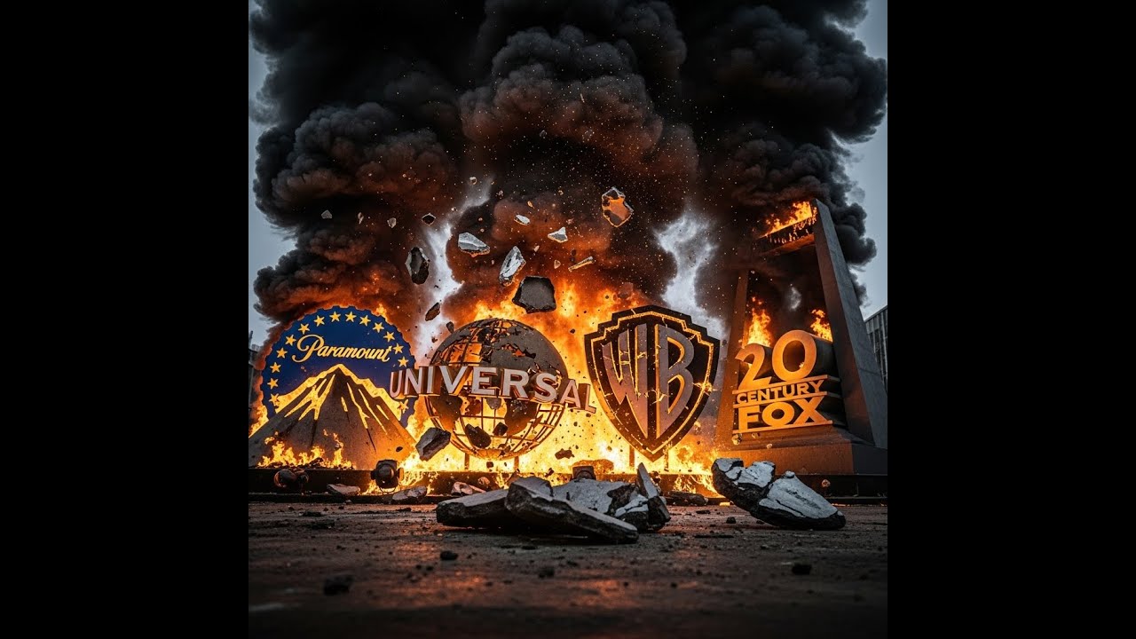Movie Studio Logos Getting Wrecked By AI (CrimsonZockt Logo Series)