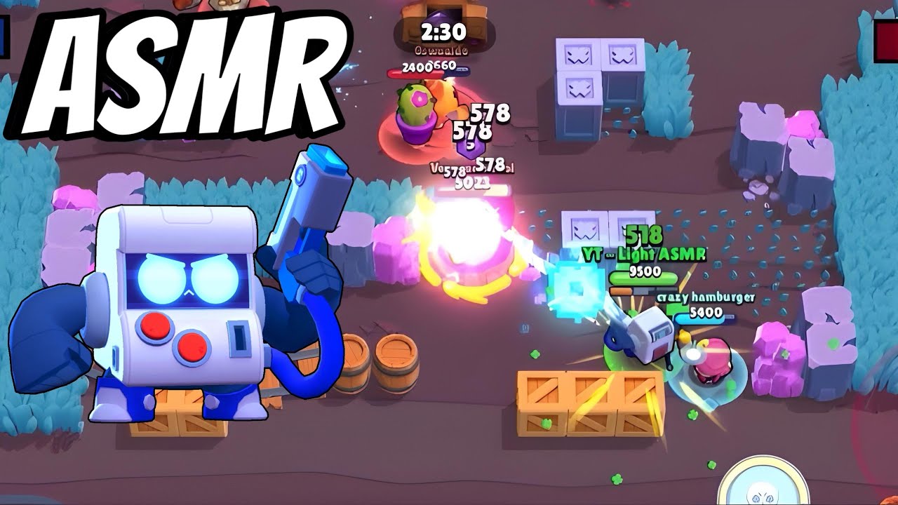 ASMR Brawl Stars Ranked 8-Bit Relaxing Whispering + Mouth Sounds