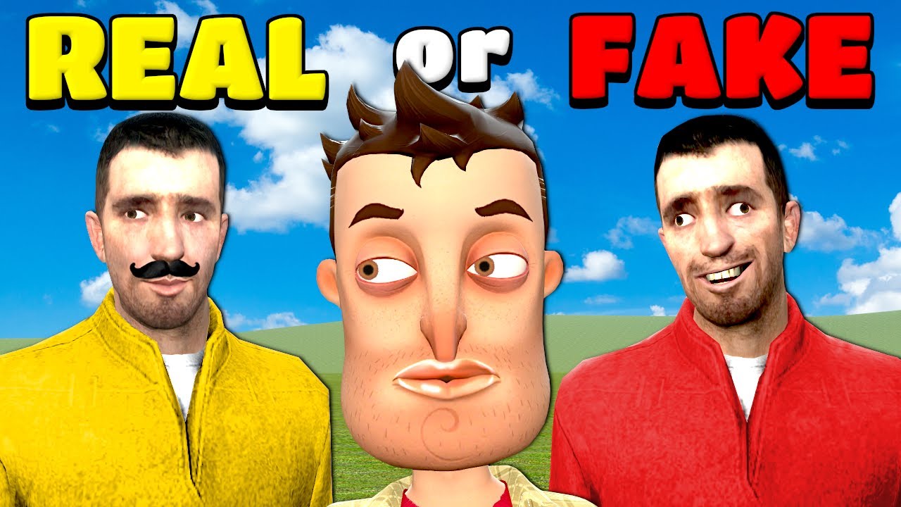 GUESS WHO IS REAL OR FAKE?! (Gmod)