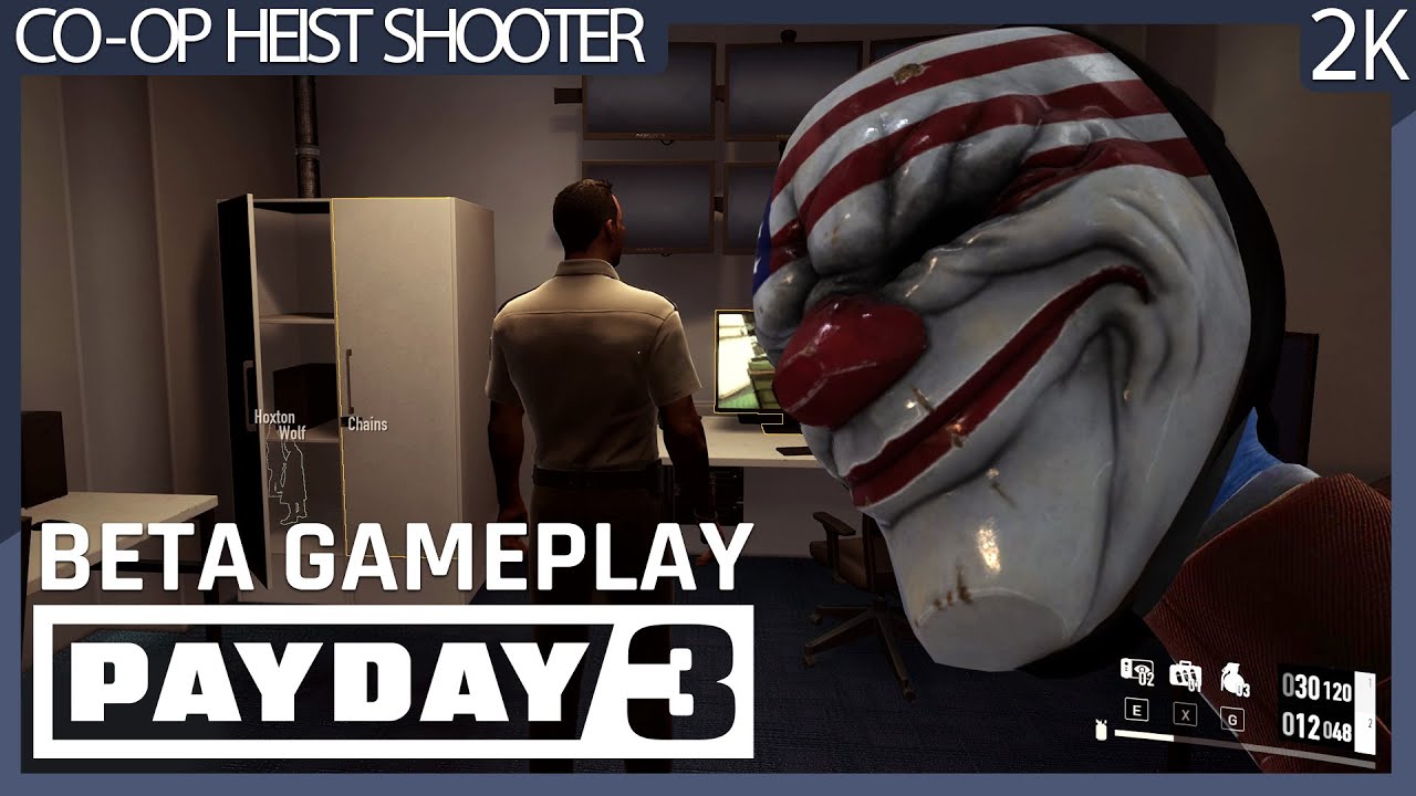 PAYDAY 3 (2023) Beta Gameplay - Solo Stealth with bots - Action Robbery sim (No commentary) 1440p