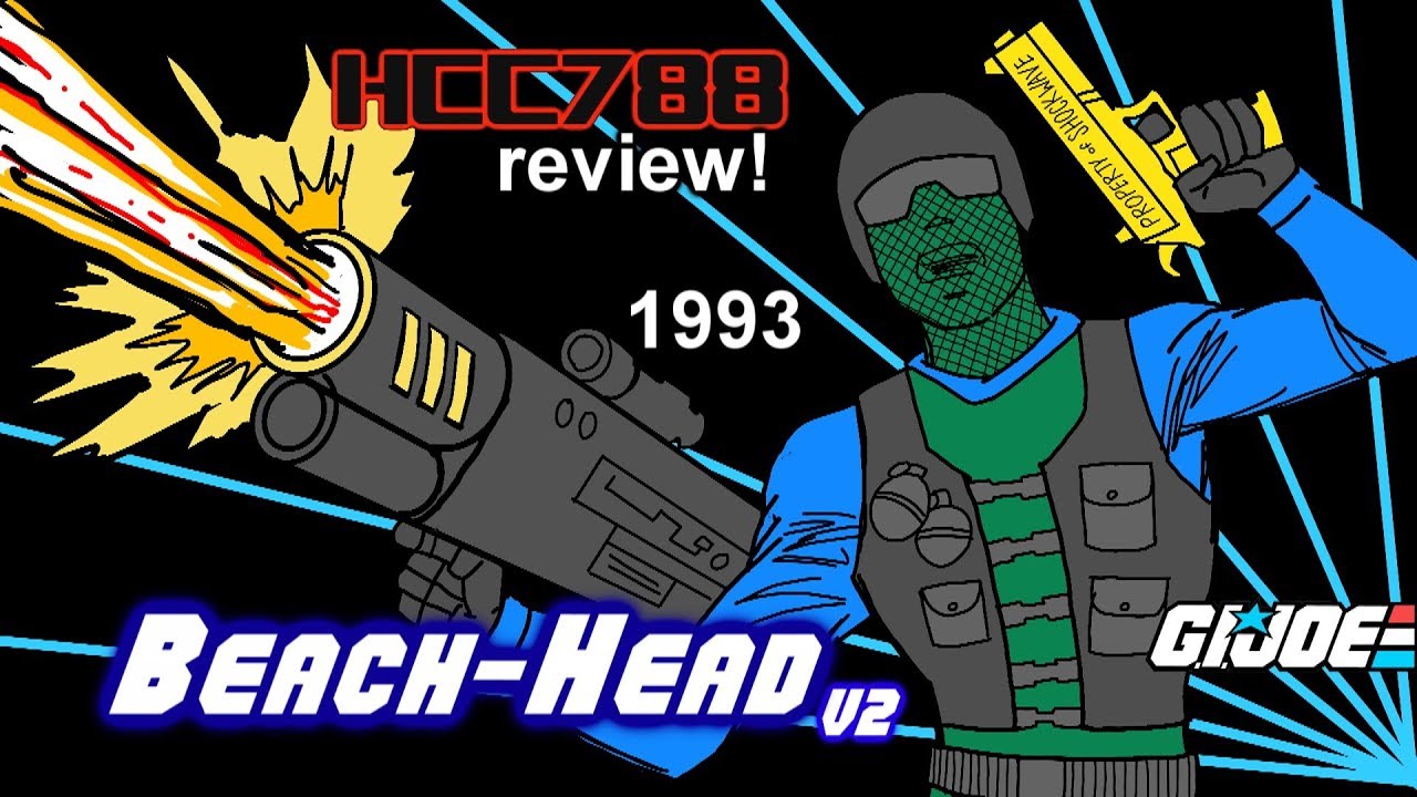 HCC788 - 1993 BEACH-HEAD v2 - G.I. Joe Battle Corps toy review!