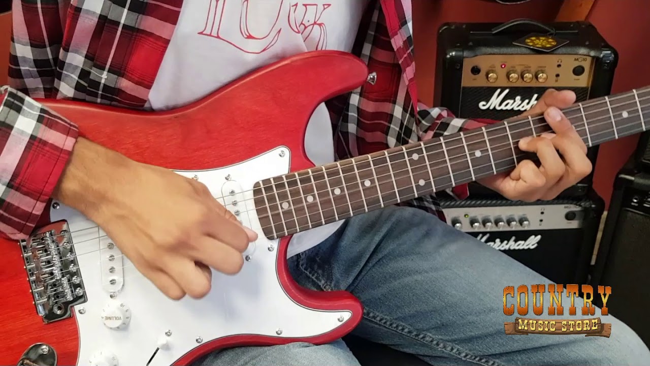 Guitarra El&eacute;ctrica ONAS Stratocaster - Industria Argentina - Country Music Store