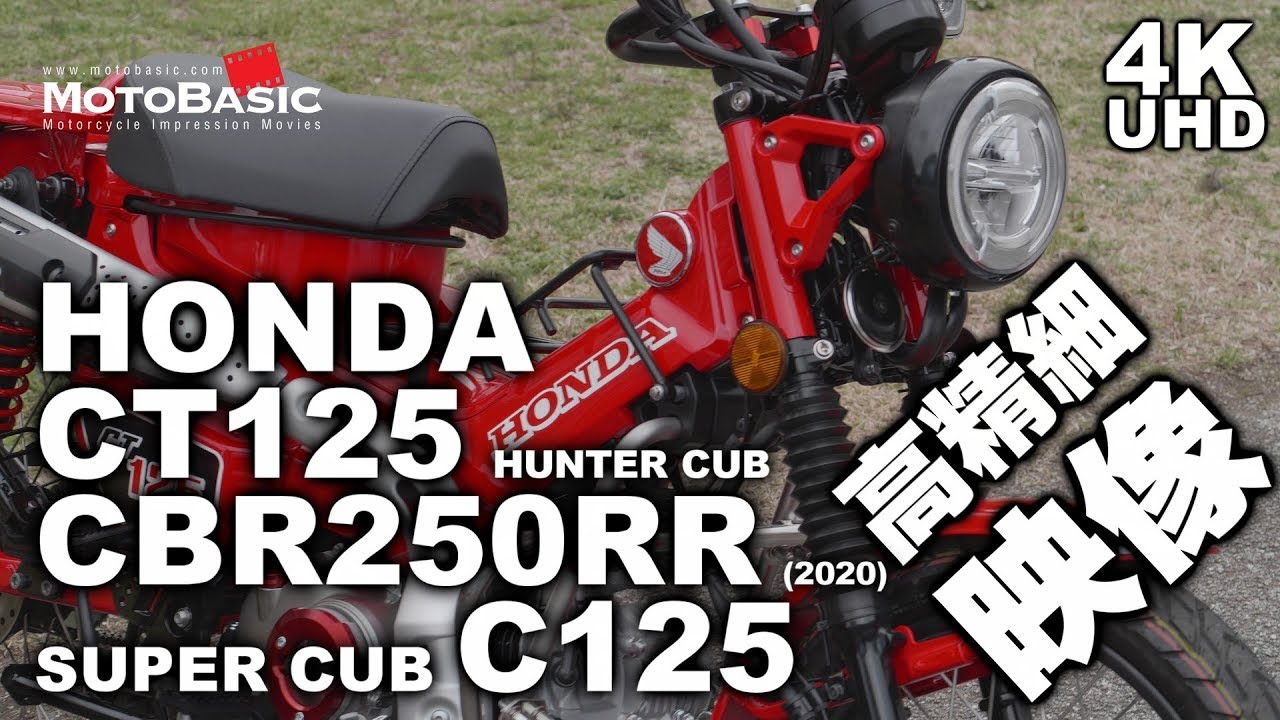東京モーターサイクルショー2020に出展予定だったホンダ CT125 HUNTER CUB ハンターカブ / CBR250RR (2020) / SUPER CUB C125