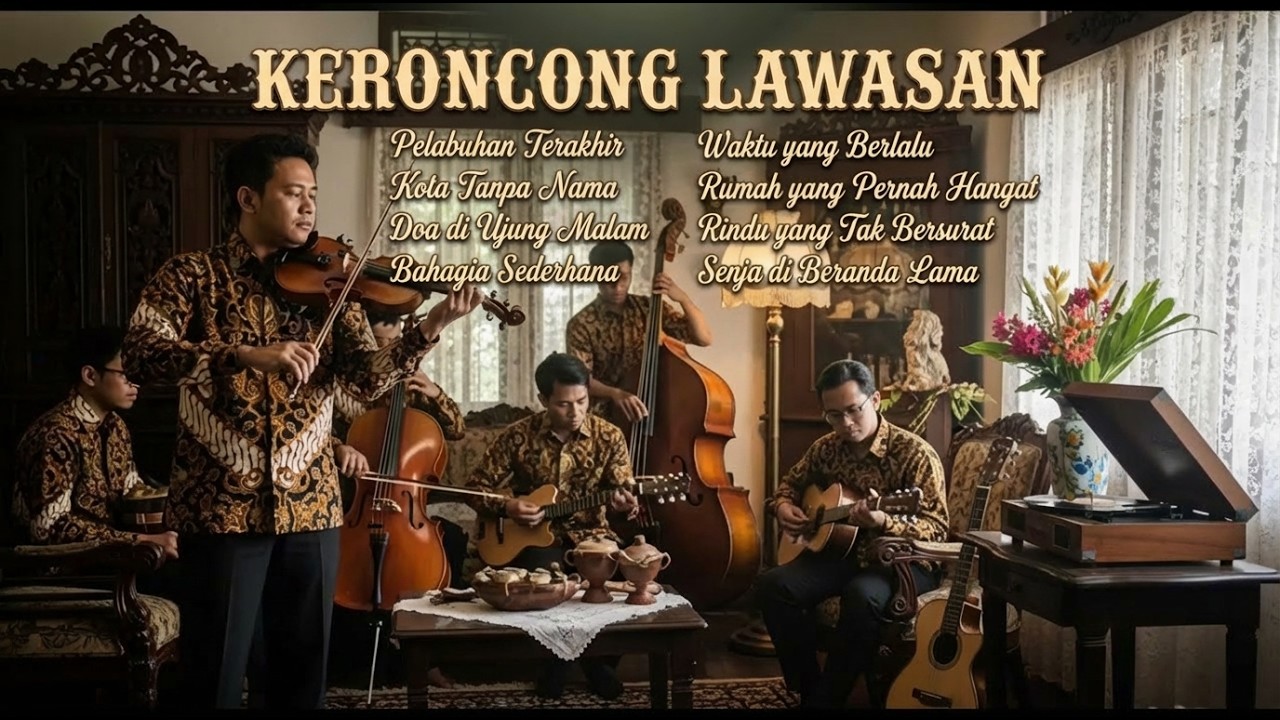 Keroncong Legendaris Sepanjang Masa – Dengarkan Sekali, Pasti Ketagihan !