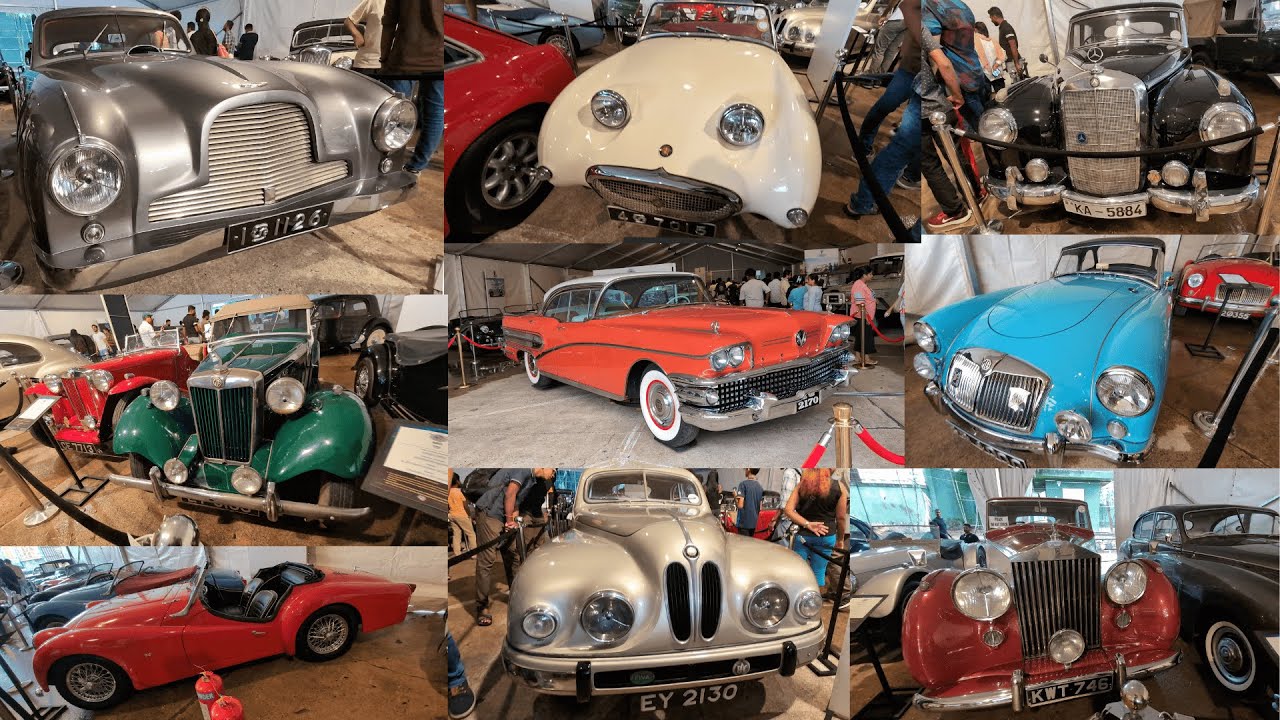 Ceylon Motor Show 2025 Classic Cars Part 1 (Aston Martin DB2, Bristol 401, Buick Century)