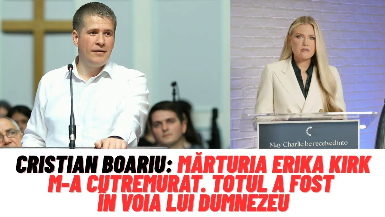 Cristian Boariu: Mărturia Erika Kirk m-a cutremurat. Totul a fost în voia lui Dumnezeu