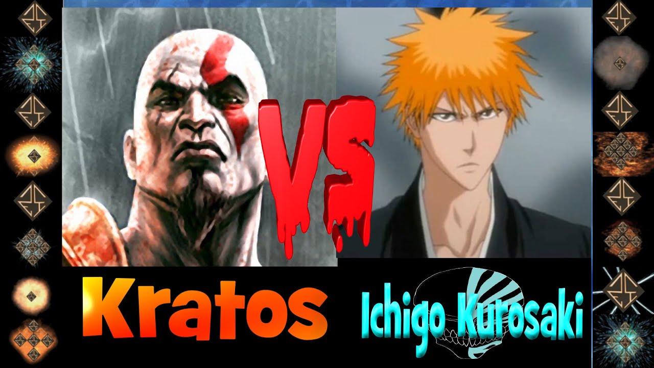 Kratos (God of War) vs Ichigo Kurosaki (BLEACH) - Ultimate Mugen Fight 2015