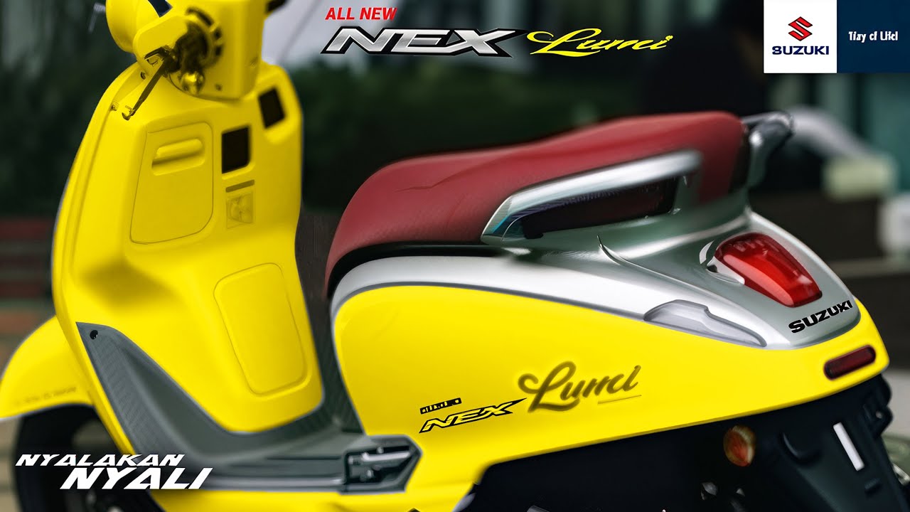 SUZUKI MEMANAS 🔥 LUNCURKAN SKUTIK RETRO BARU | NEW SUZUKI NEX 125 LUMI VERSION