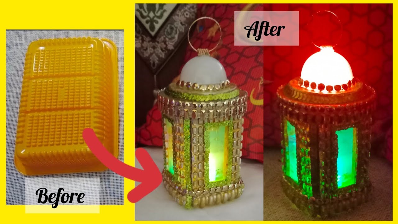 فانوس رمضان 2025 من طبق مشتريات السوبر ماركت