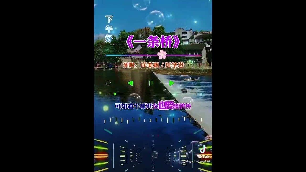 莊學忠/莊美娟💝一条桥🌸🕺🏻🎼懷舊经典老歌🥁大馬冠军歌王🎙🎧🎤📀💿