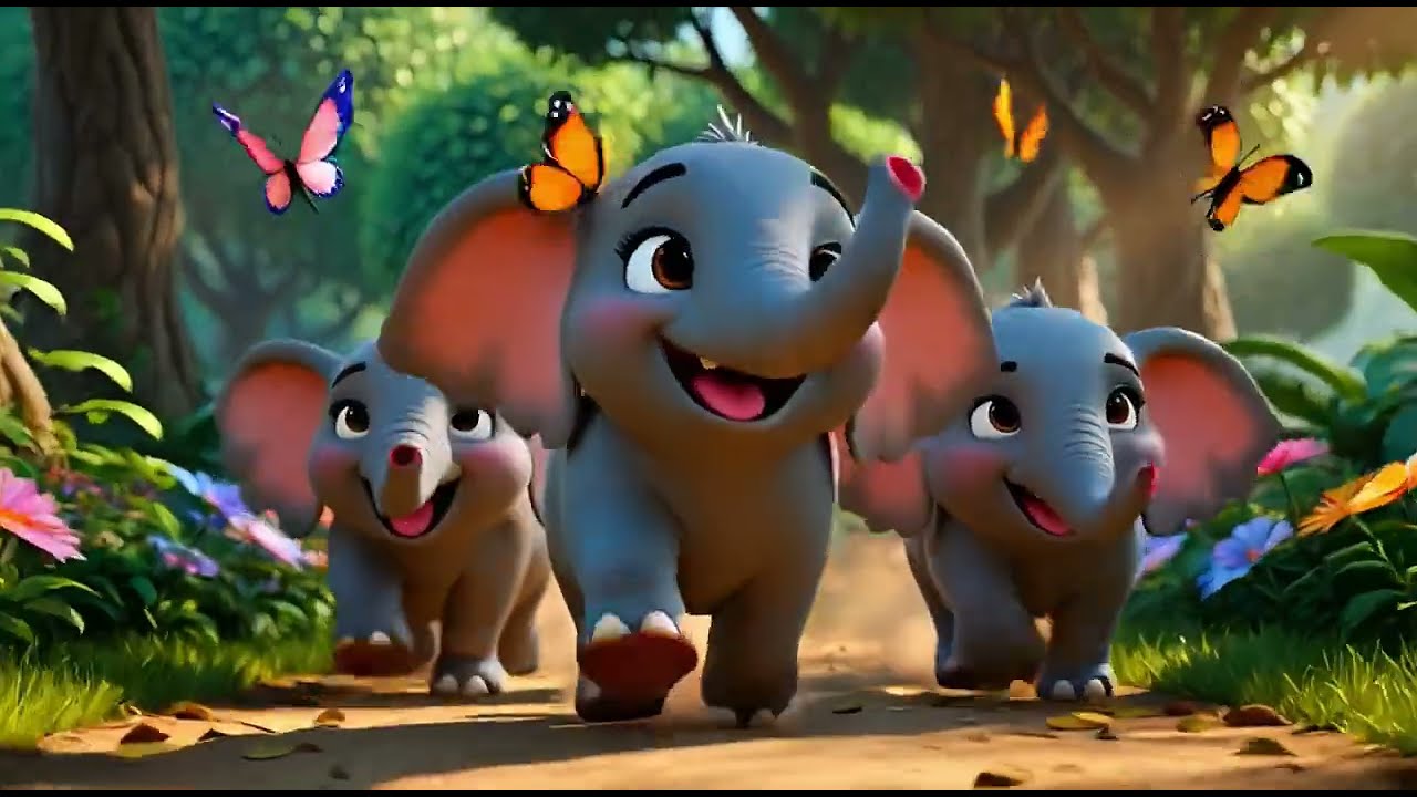 Ek Mota Hathi Ghumane Gaya #cartoon #viral #ekmotahathighumechala 