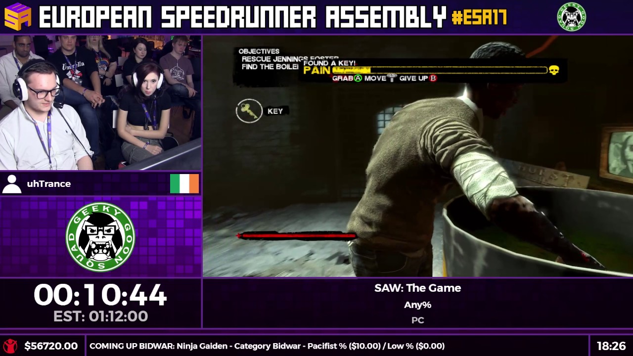 #ESA17 Speedruns - SAW: The Game [Any%] by uhTrance