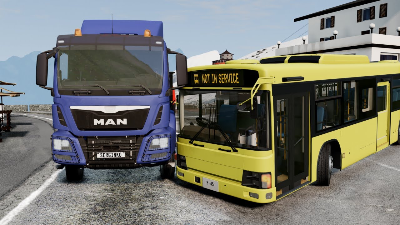 Bus & Truck Crashes 33 - BeamNG. Drive