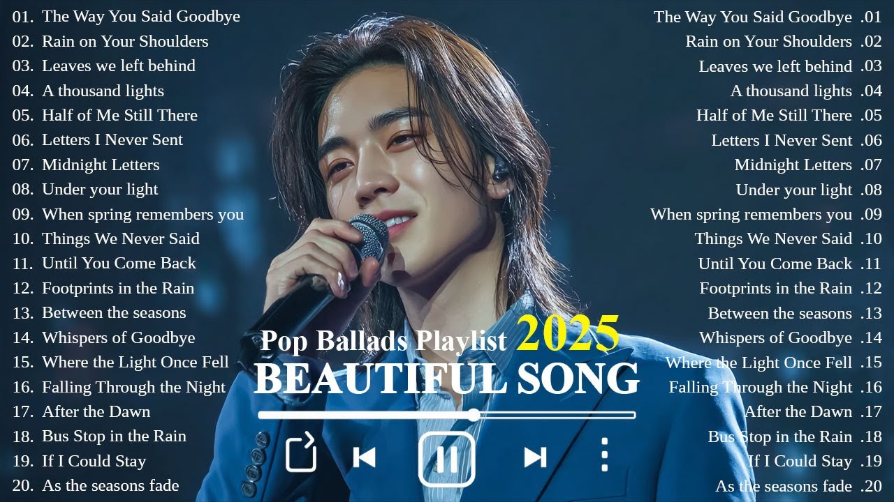Beautiful & Heartfelt Love Songs 2025 | New Slowed Songs & Relaxing Music | K-Drama OST Style