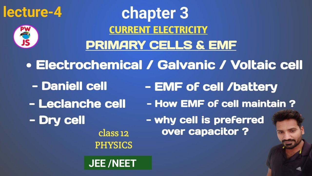 4.Electrochemical cell  | daniell cell | leclanche cell | dry cell | emf of cell or battery |