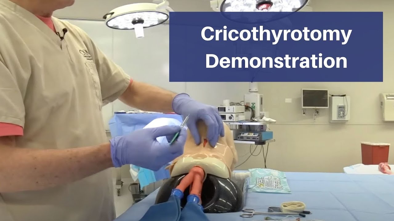 Cricothyrotomy Demonstration | The Cadaver-Based EM Procedures Self-Study Course