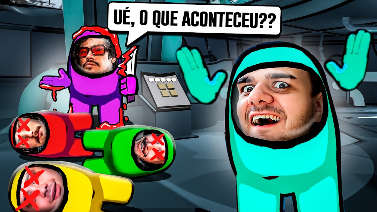 O CARA SIMPLESMENTE METEU O MAIOR LOUCO DE TODOS NO AMONG US 3D 😂