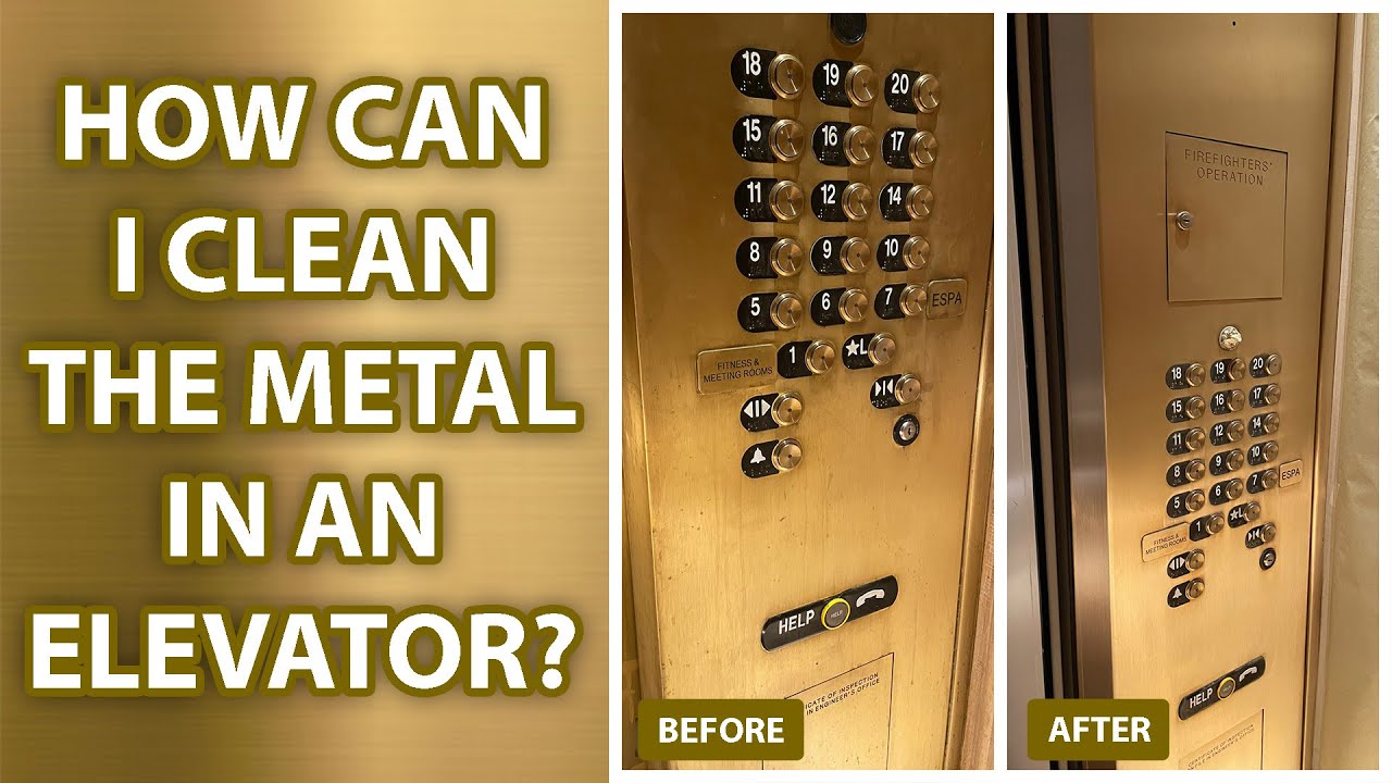 Bright Brass: How can I clean the Metal in an Elevator?