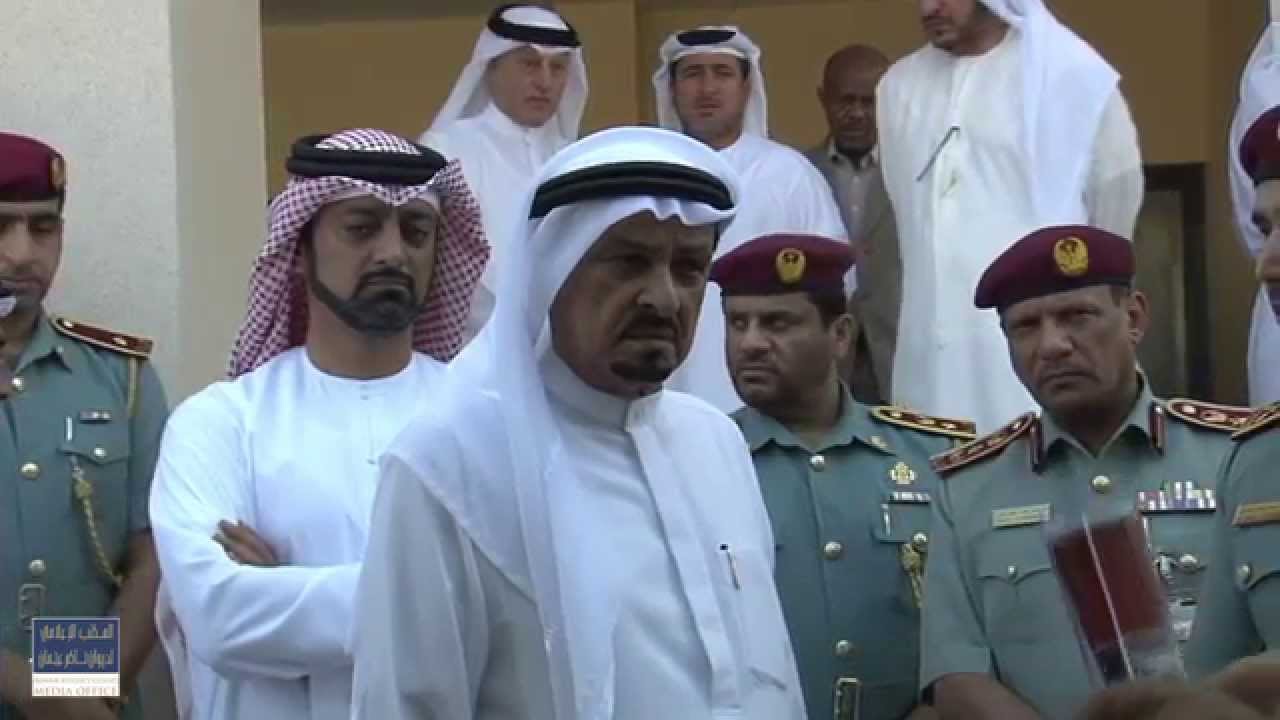 حاكم عجمان يدشن باص الاسعاف الوطني  2014-10-15