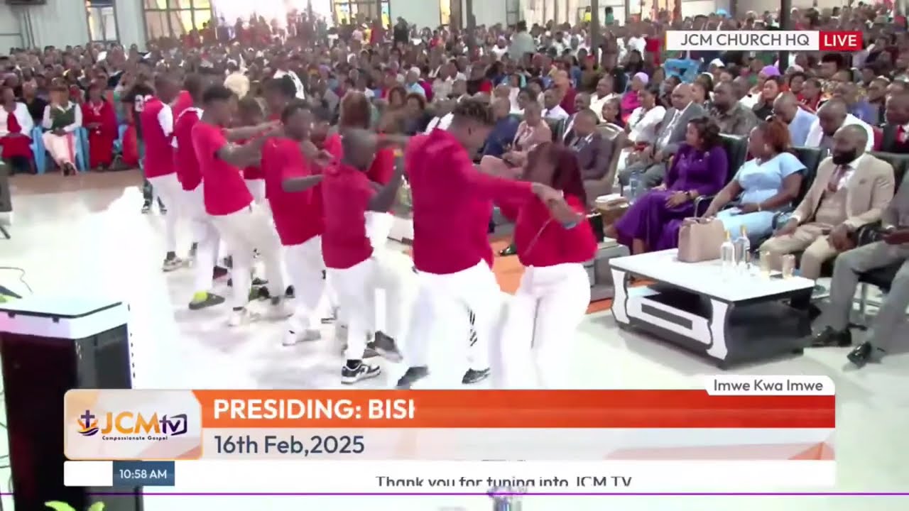 wow, SEE HOW JCM DANCERS SHOWCASED A LOVE SONG TO BISHOP BEN AND REV JOY,,LOVE IS VERY BEAUTIFUL