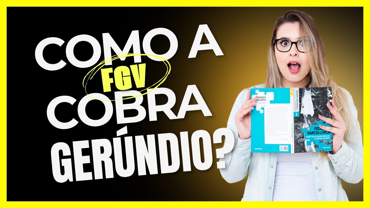 Essa questão de GERÚNDIO da FGV derruba muitos! Veja como resolver passo a passo. - Professora Pamba