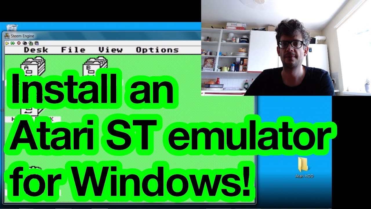 Installing an Atari ST emulator for Windows! (STeem)