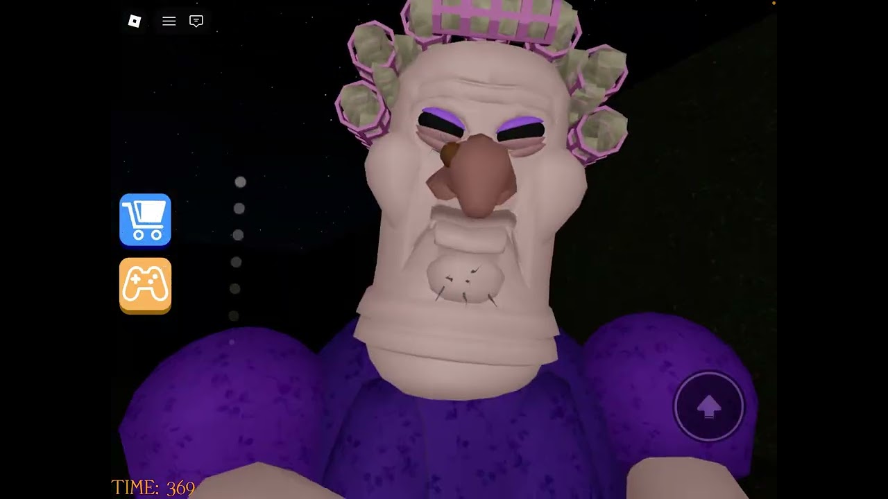 Playing grumpy gran obby and getting jump scared (Roblox) (Jump scar)
