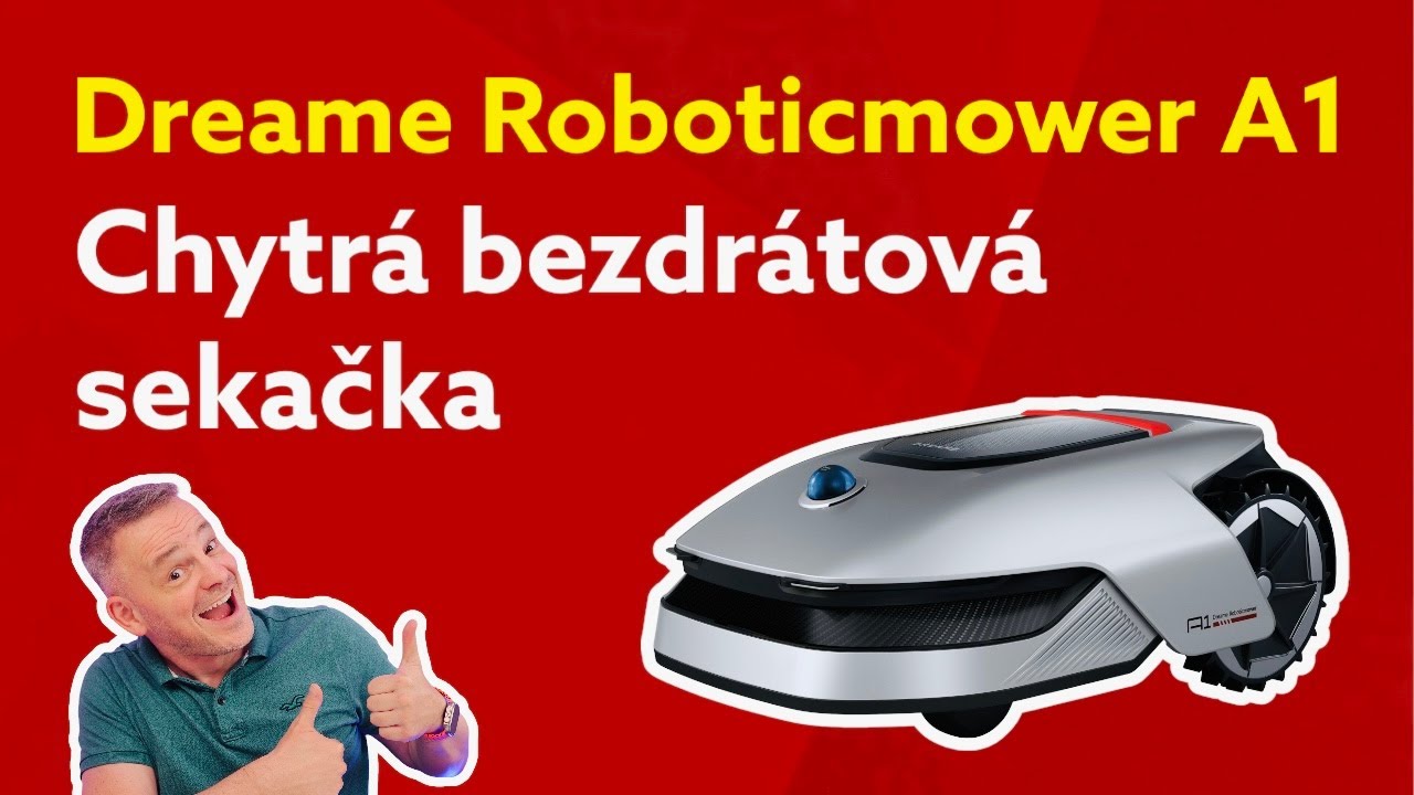 Dreame Roboticmower A1: Tahle robotická sekačka nemá chybu!