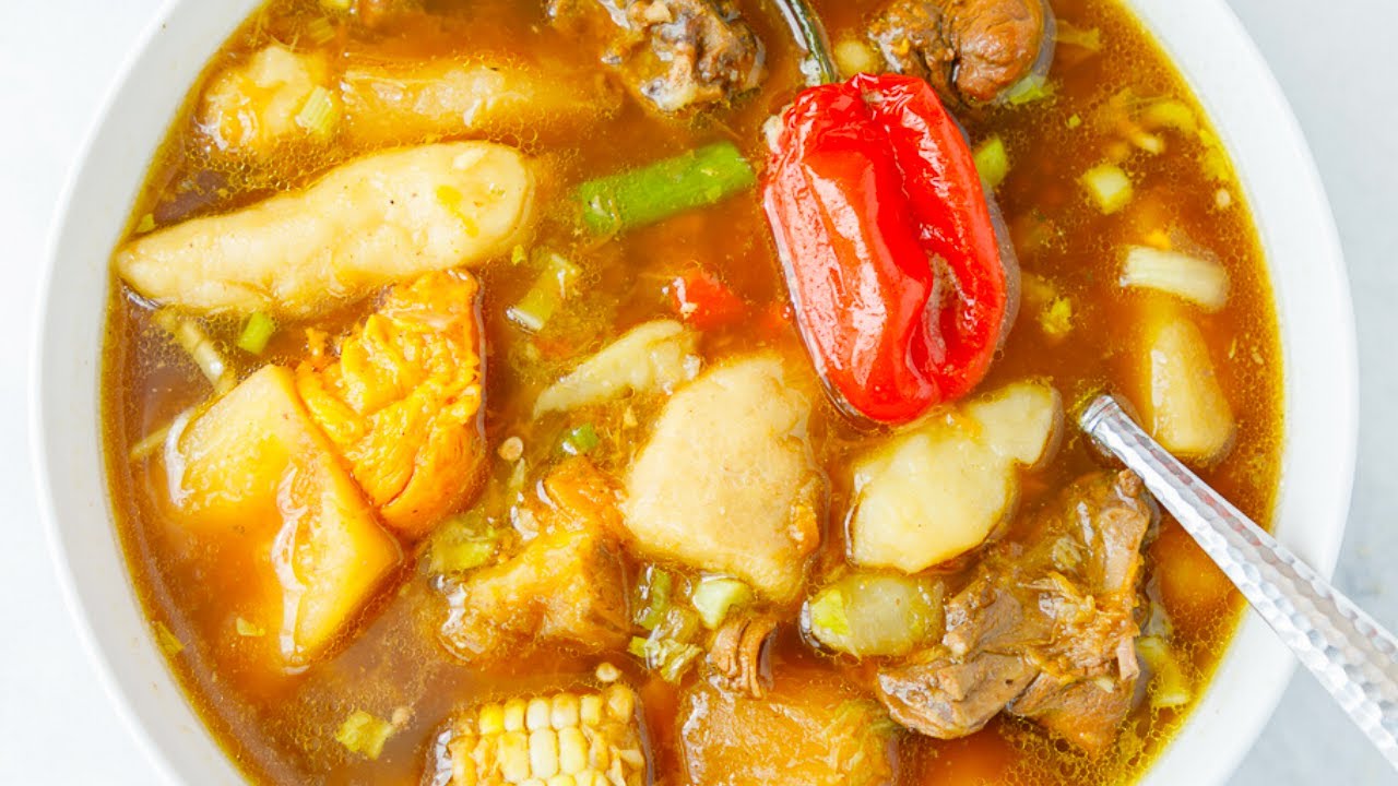 Caribbean Chicken Soup - STEP BY STEP TUTORIAL