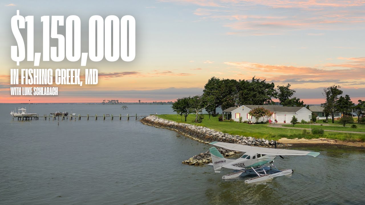 FOR SALE! 🌊 $1.15M | 800 Ft Chesapeake Bay Waterfront | Private Pier, Beach & Hunting Blind